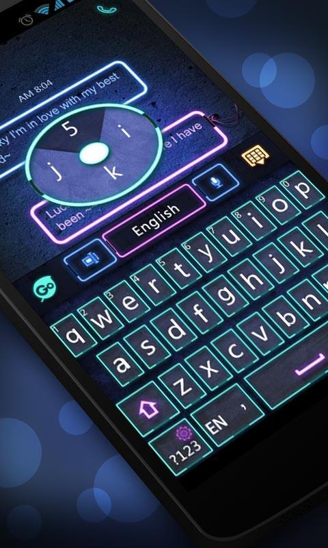 GO Keyboard Neon Theme