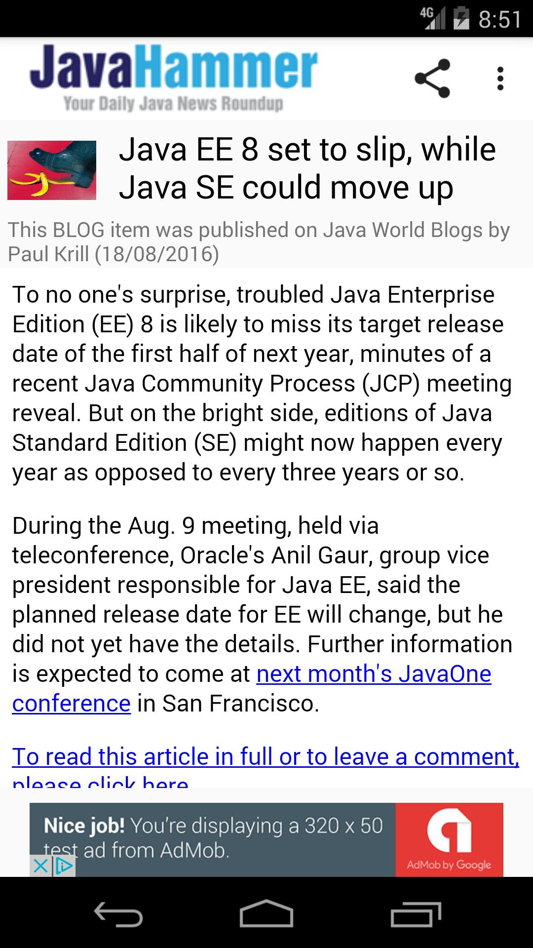 Java Hammer - Java News