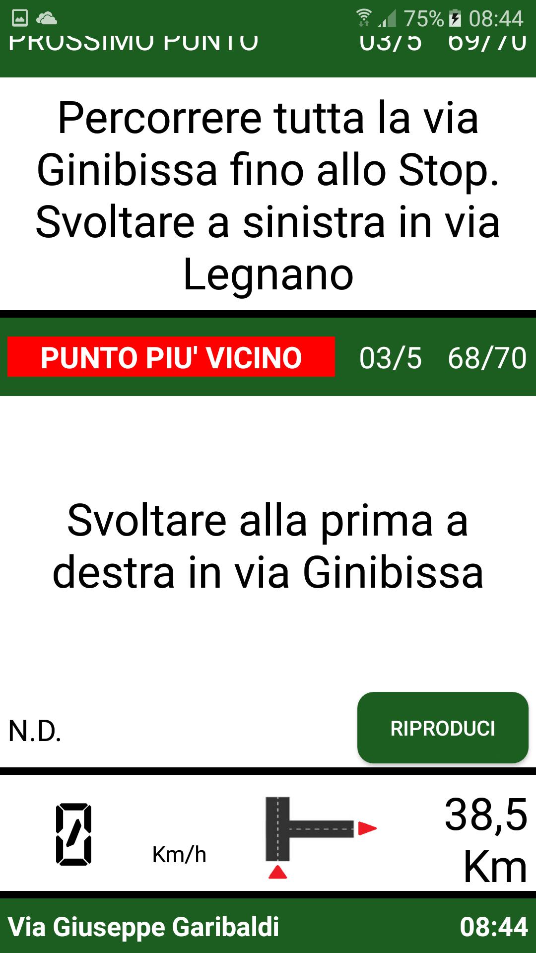 Stradario Fiaccolata 2018