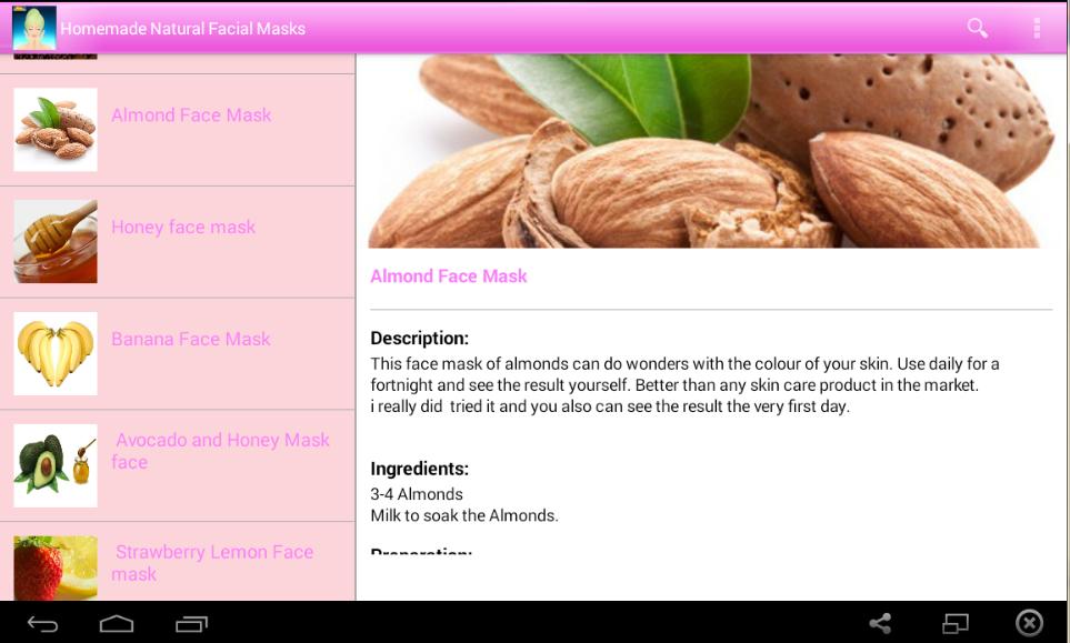 Homemade Natural Facial Masks