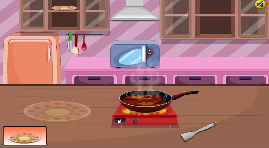 Game For Kids Cooking Meat