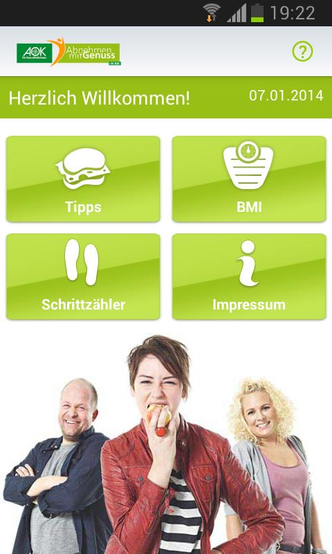 AOK Abnehmen mit Genuss im Job