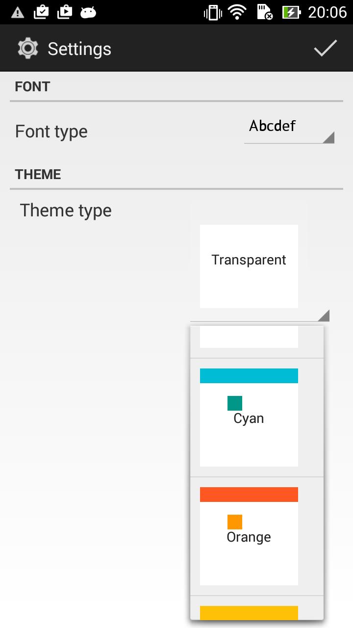 Fancy calendar widget