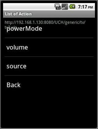 Upnp control devices