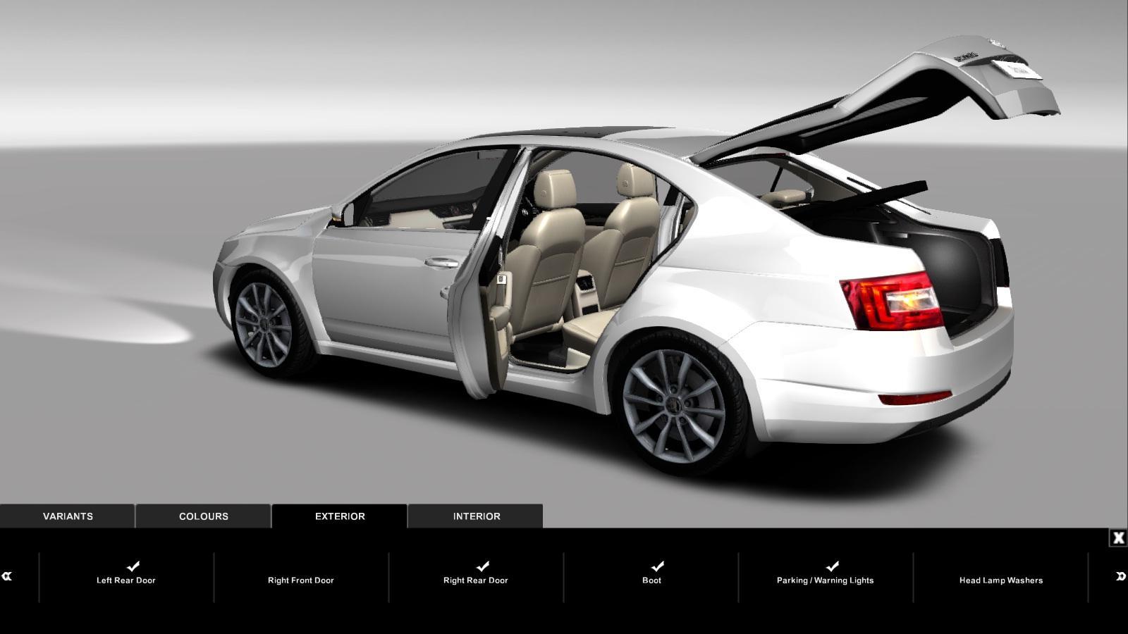SKODA Octavia 3D Visualizer