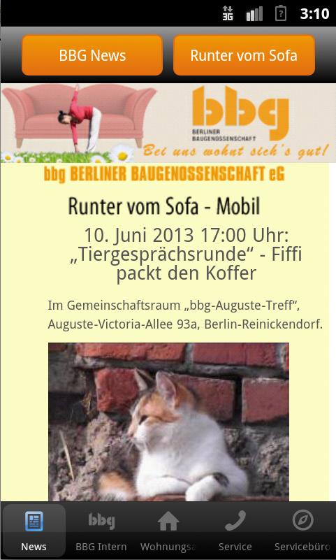 bbg - Bei uns wohnt sich's gut