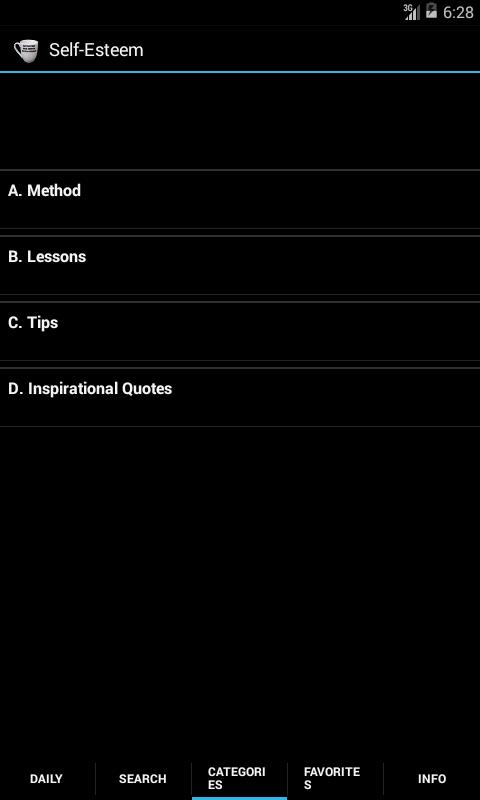 Self-Esteem. Method and Quotes