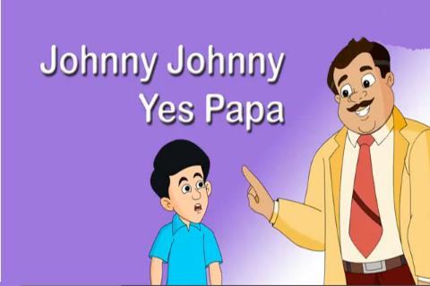 Johny Johny Yes Papa Kid Rhyme