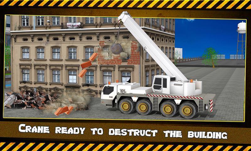 Crane: Building Destruction