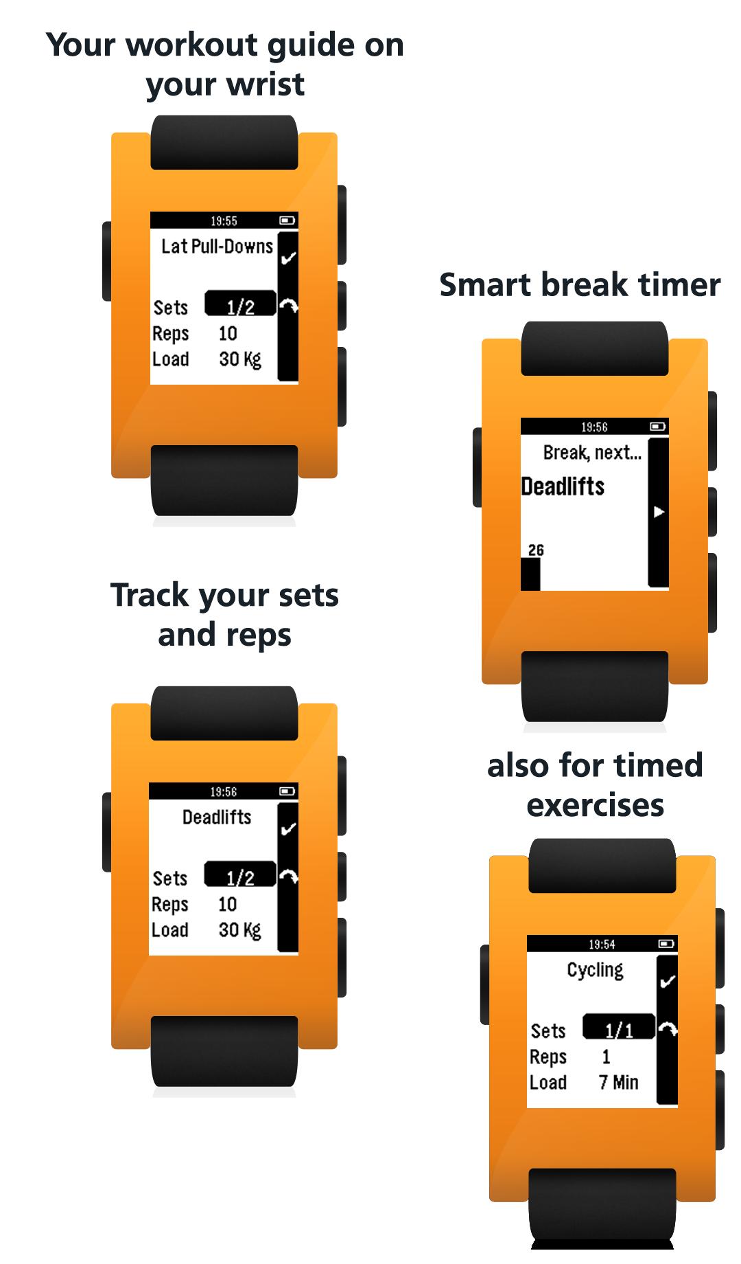 121Gym Custom Pebble Workouts