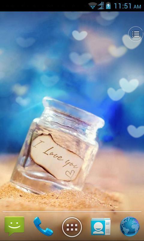 Drift Bottle live wallpaper