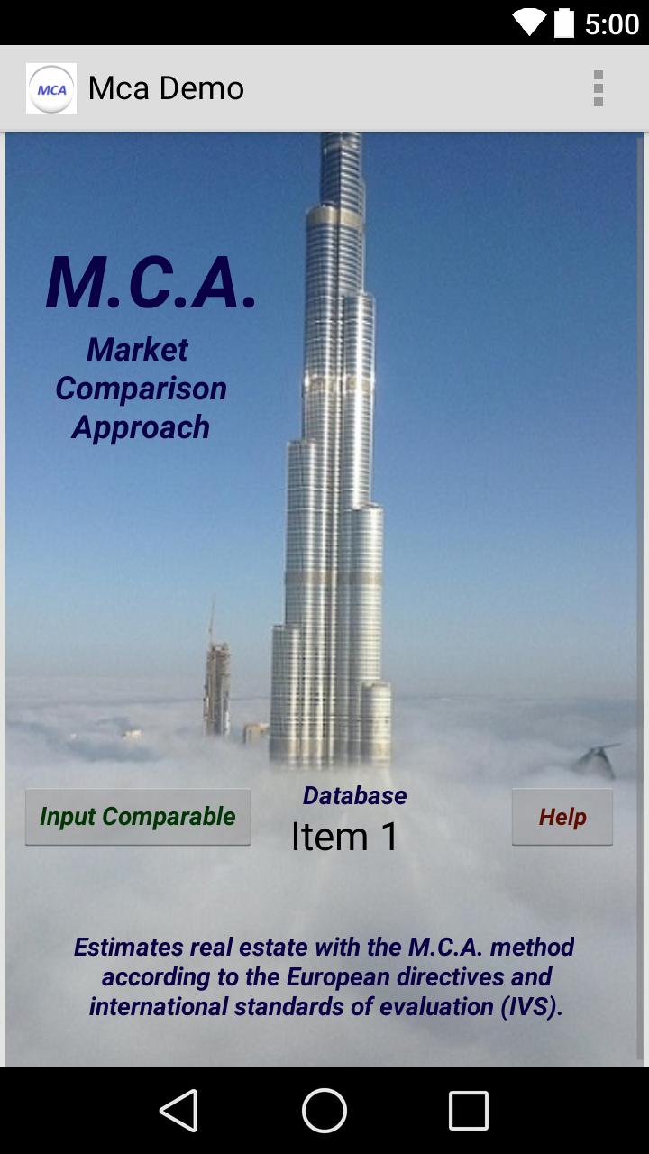 Real Estate M.C.A. Demo