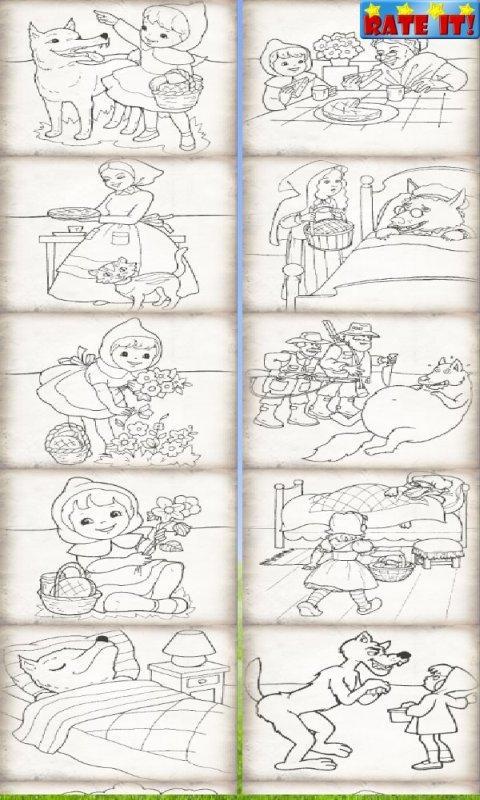 Coloring Game Little Red