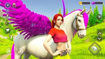 My Flying Unicorn Horse Game