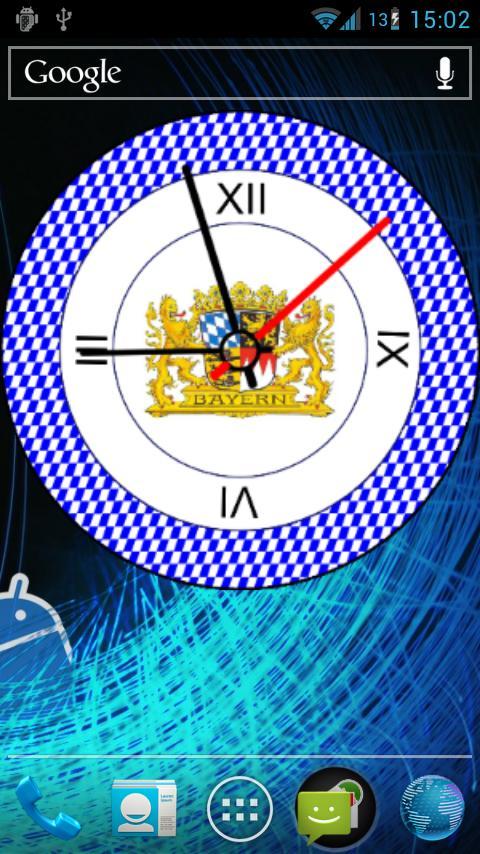 Bayern clock widget Free