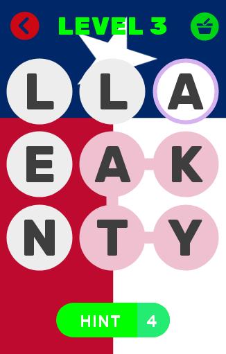 Word Search: Texas Cities