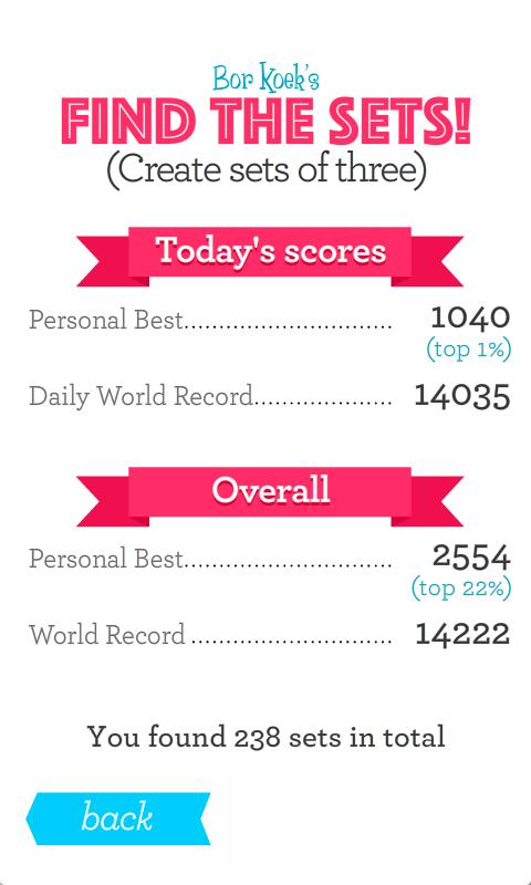 Find The Sets - Brain Game