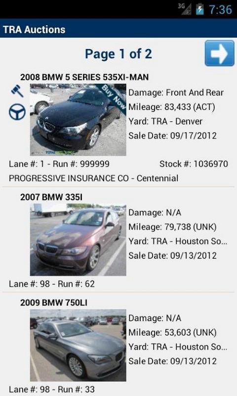 TRA Auctions for Buyers