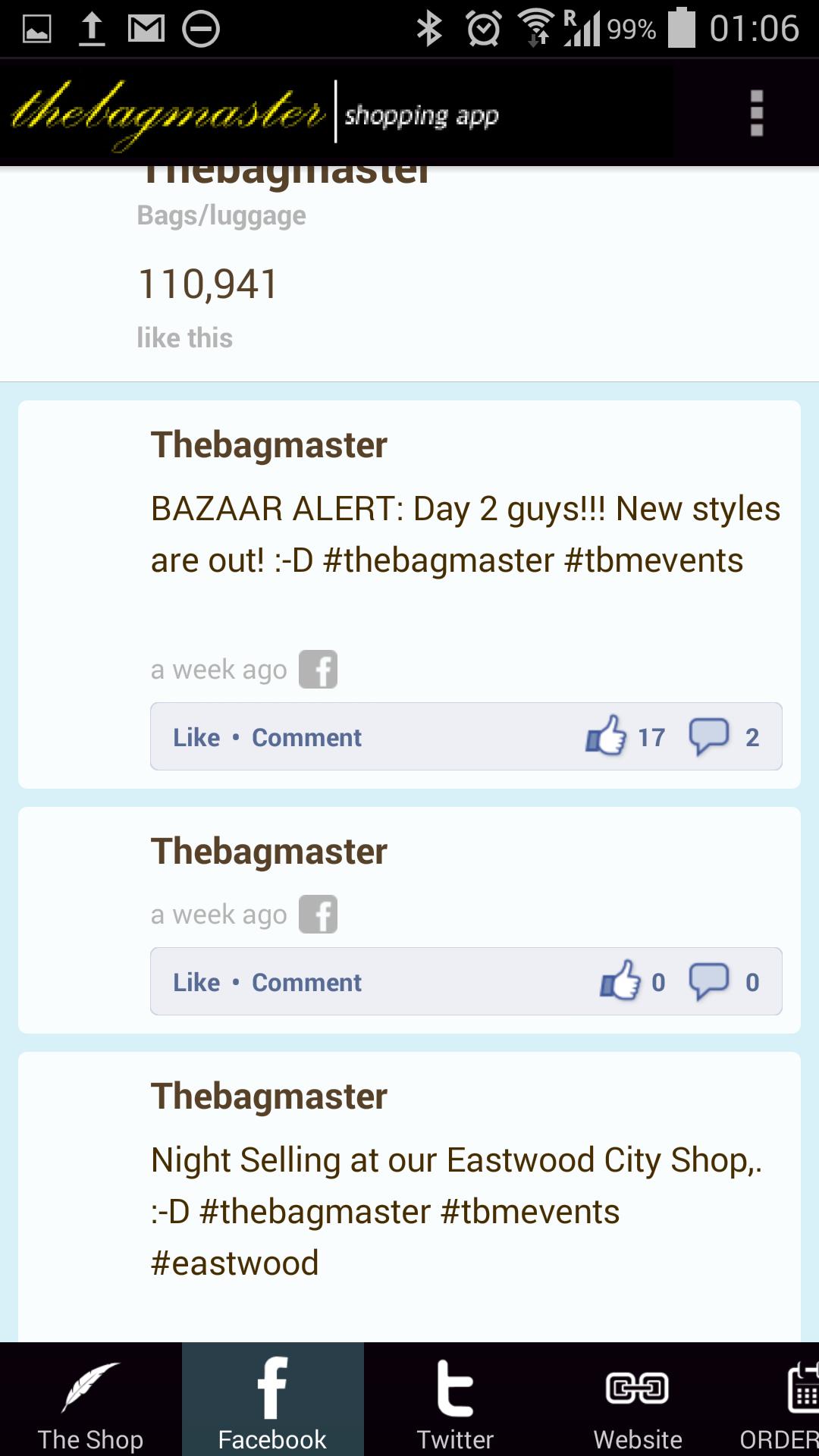 Thebagmaster Shopping App