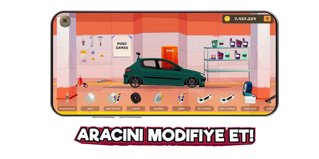 2d Car Series Tuning Game