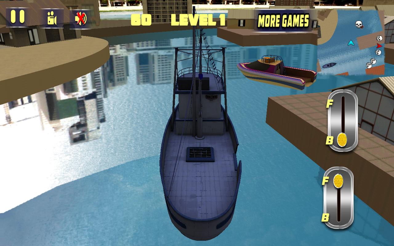3D Boat Parking Simulator