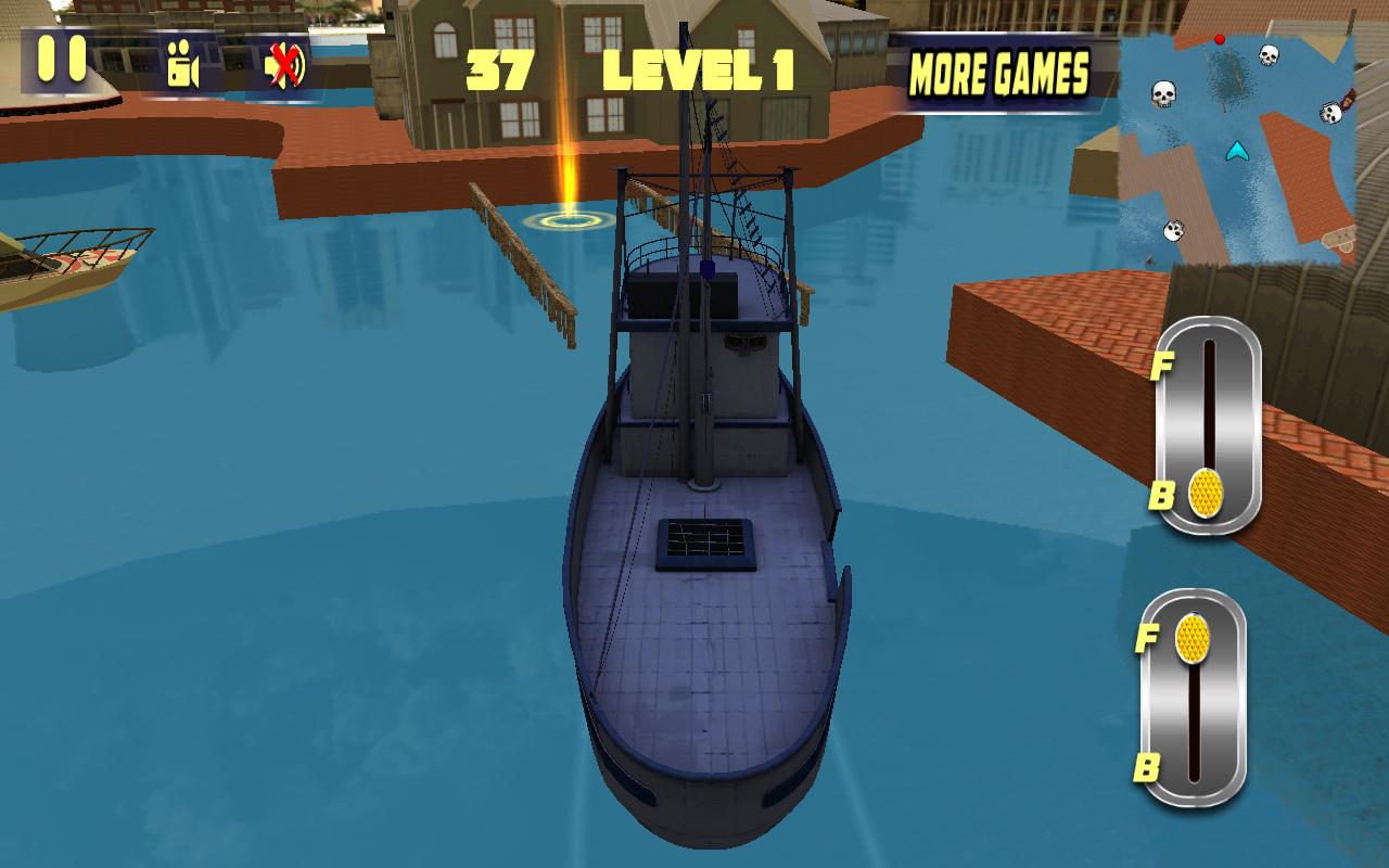 3D Boat Parking Simulator