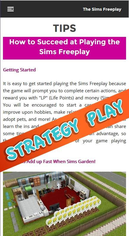 Guide for The Sims FreePlay