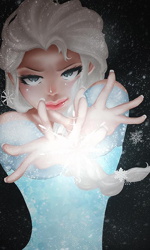 Princess Wallpaper:Snow Frozen