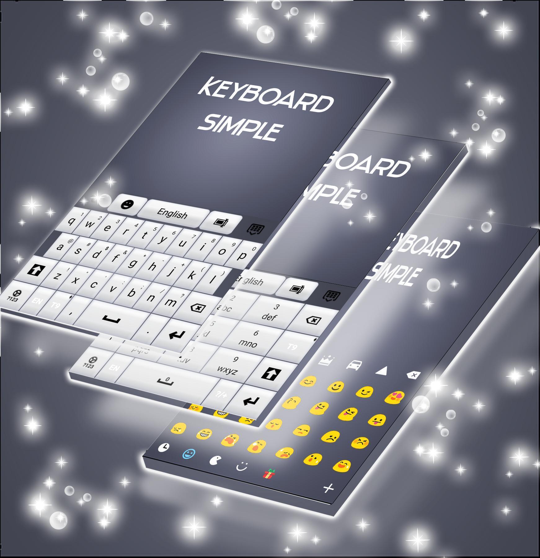 Simple White Keyboard Theme