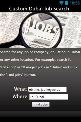 Jobs In Dubai: Job Search LITE