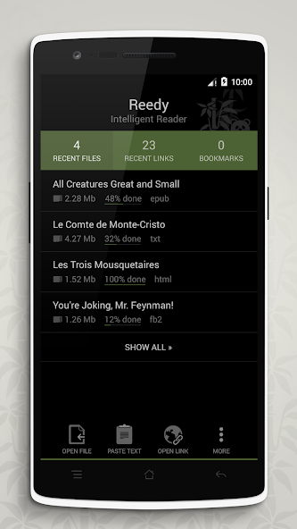 Reedy. Intelligent reader