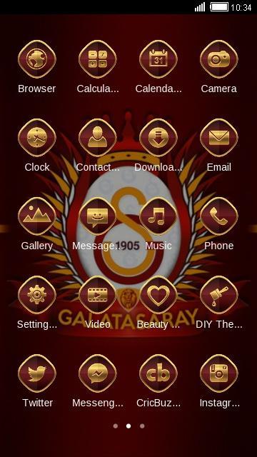 Galatasaray CLauncher Theme