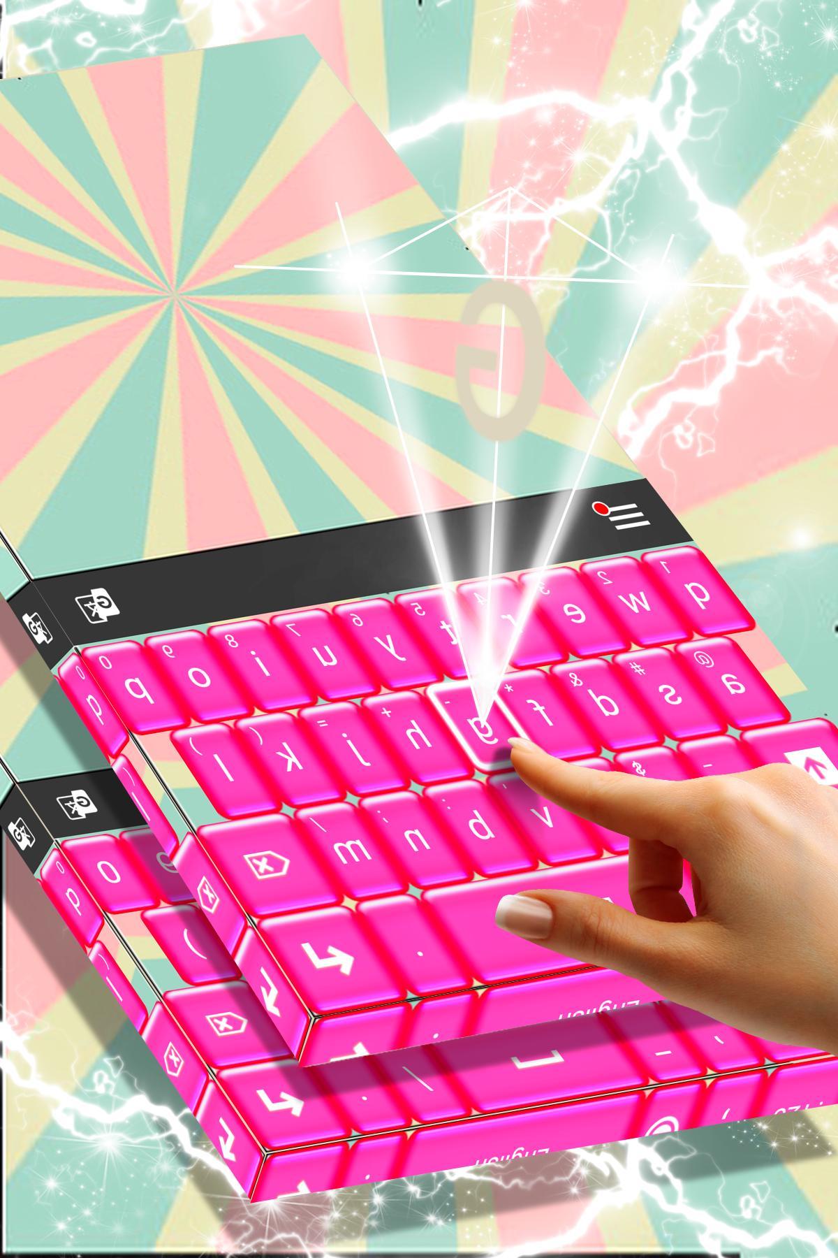 Pink Candy Theme for Keyboard