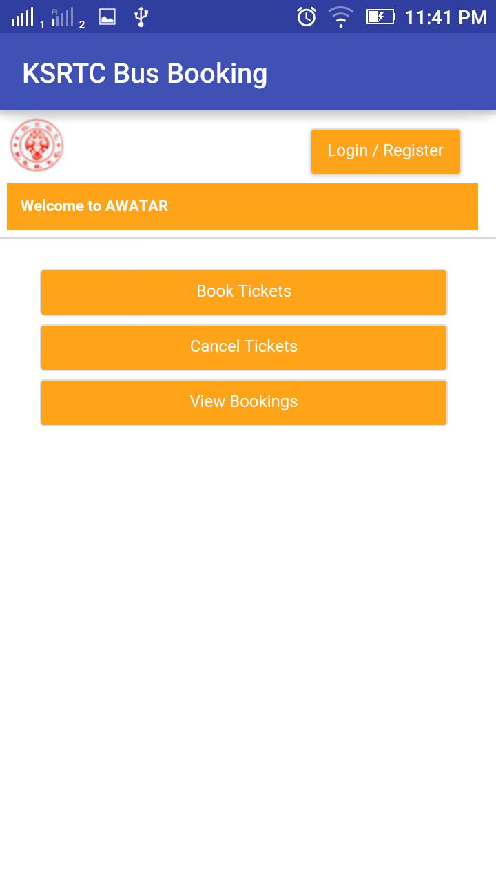 KSRTC Bus Booking & Timing