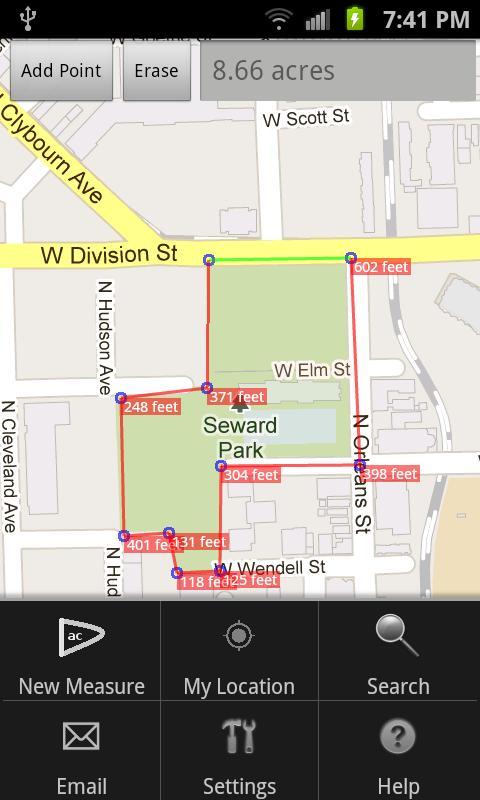 Area Measurement on google Map