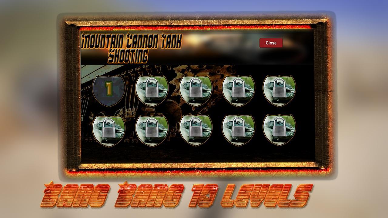 Mountain Cannon Tank Shooting