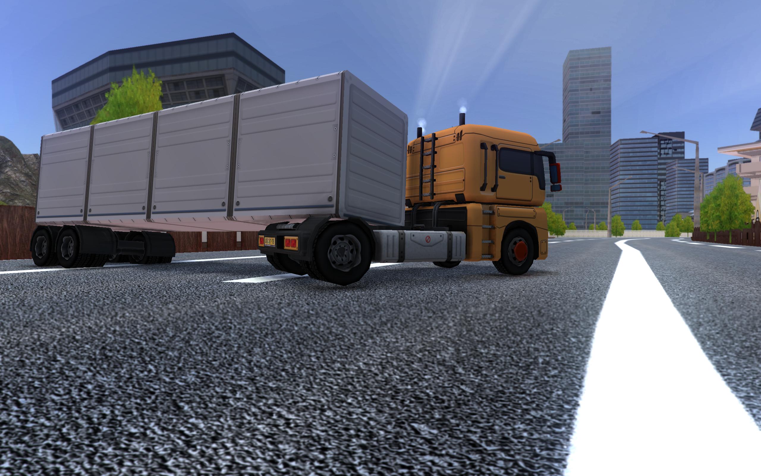 Cargo Trailer Transport Truck