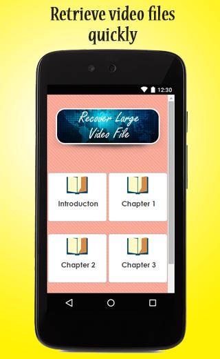 Recover Large Video File Guide