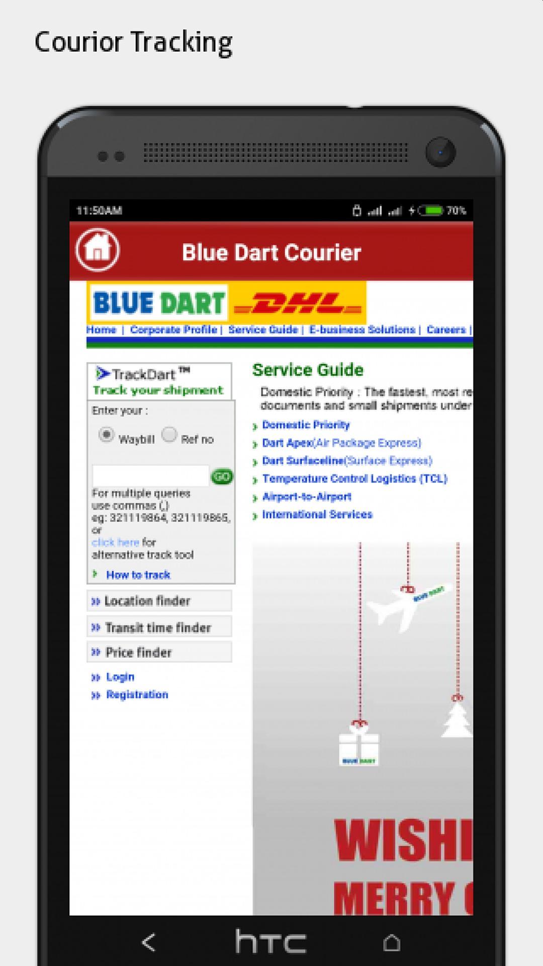 Courier Tracking App