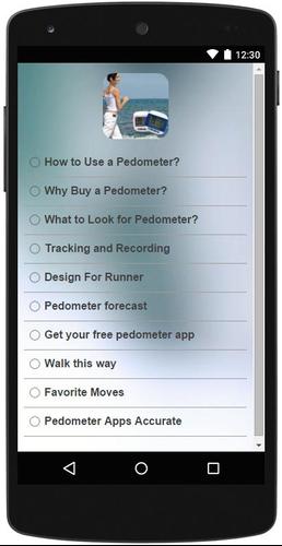 Tracker Pedometer Step Count