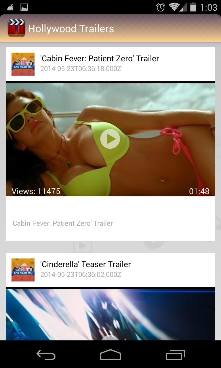 Hollywood Trailers HD