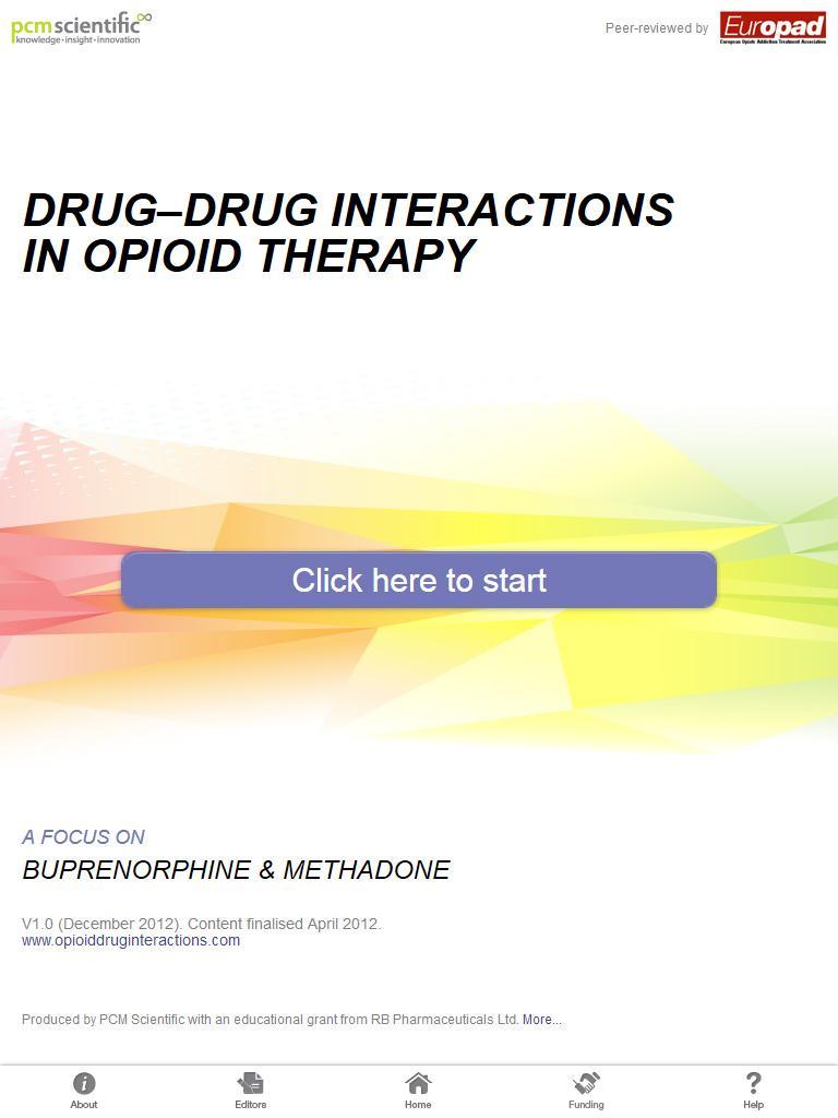 Opioid Drug Interactions