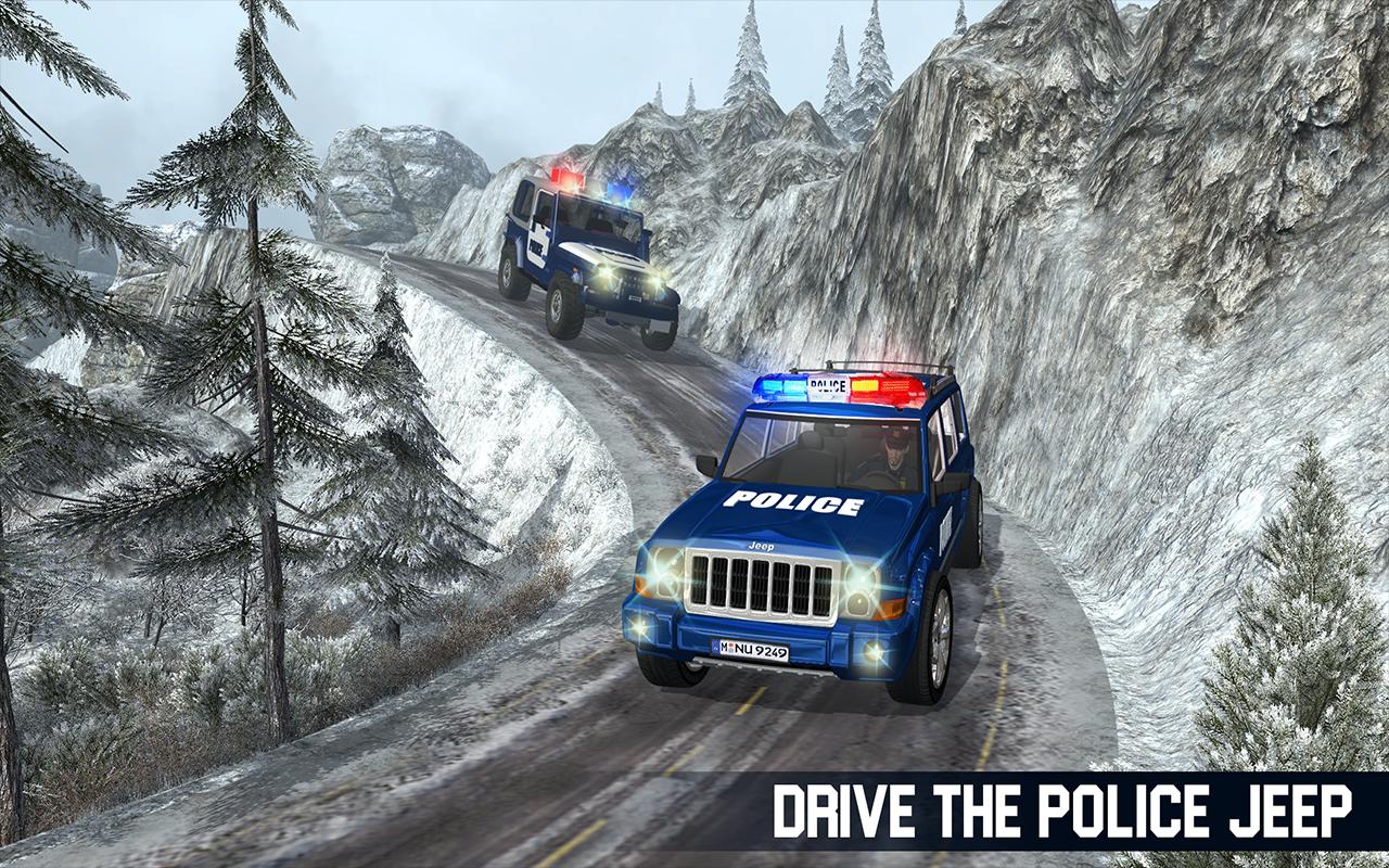 Offroad Police Jeep Hill Climb