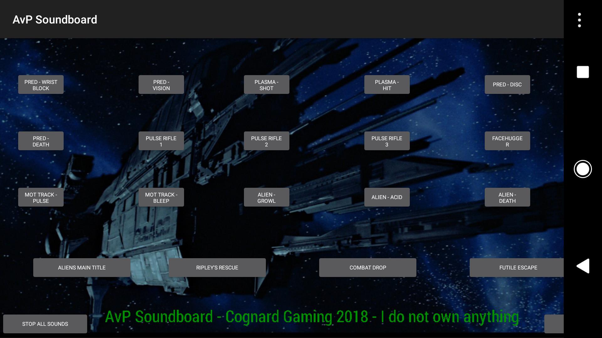 AvP Soundboard