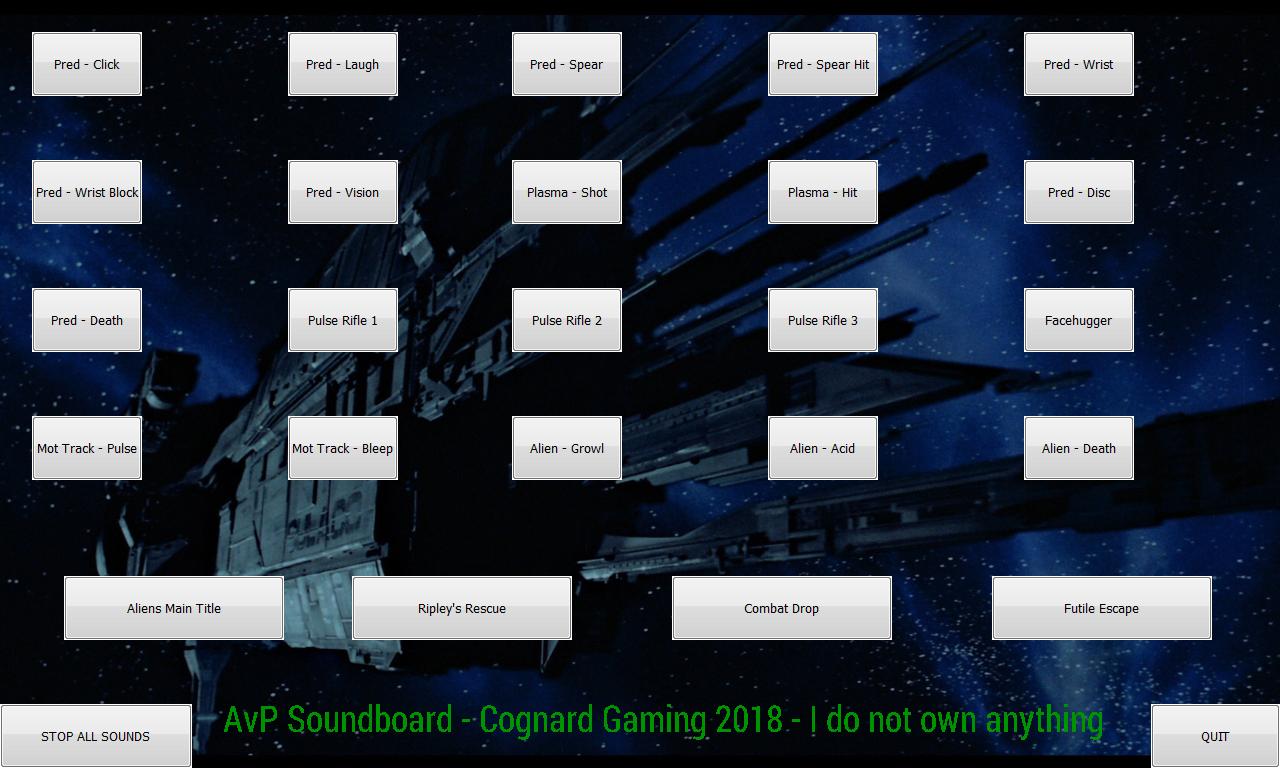 AvP Soundboard