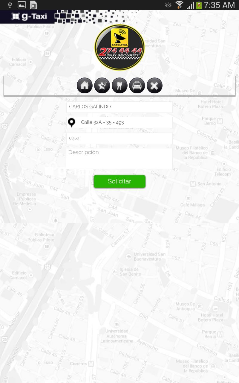 GTAXI Taxi Satelital 2744444