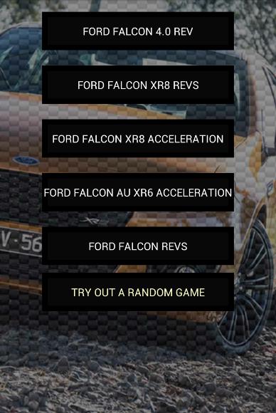 Engine sounds of Falcon