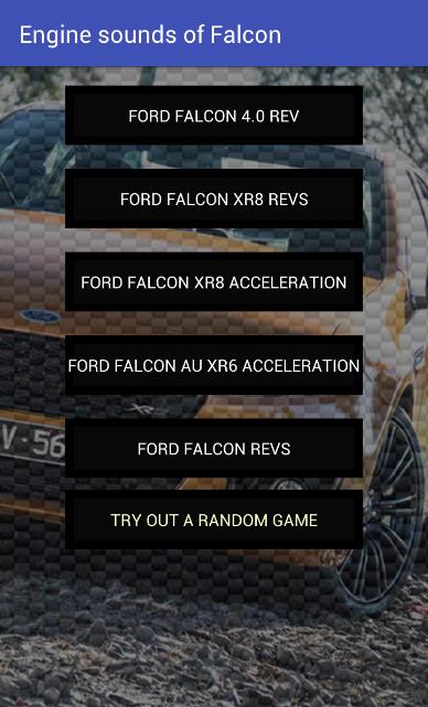 Engine sounds of Falcon