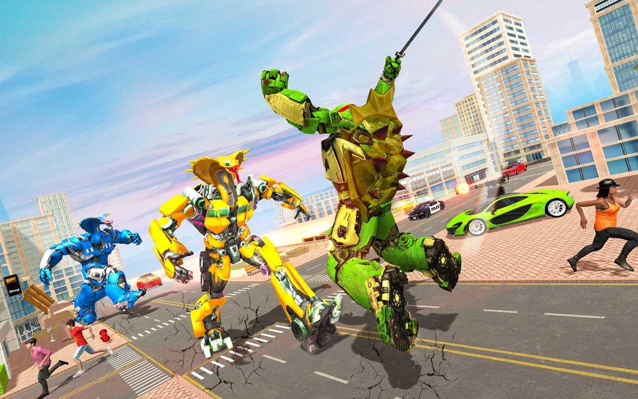 US Army Turtles Transform Robot Hero