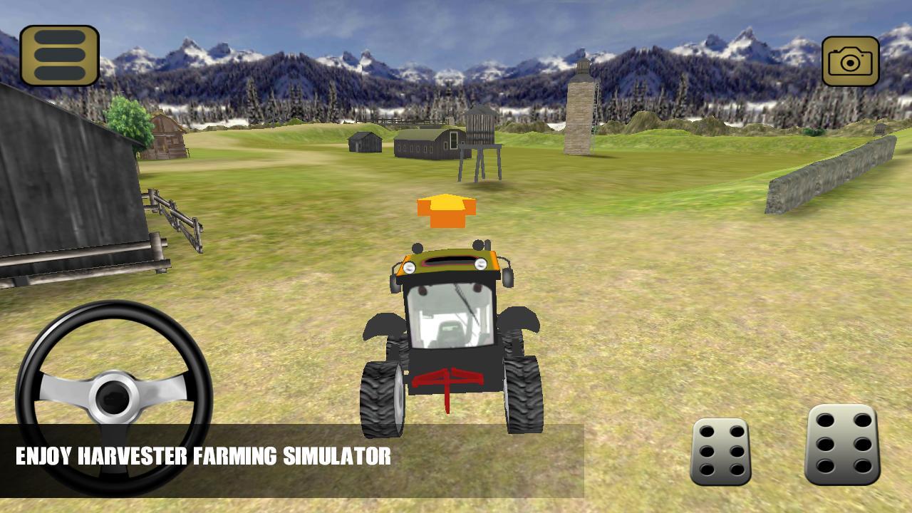 Harvester Farm Tractor Sim